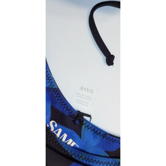 SAME Los Angeles Swim Bikini Set 2Pc Triangke Top High Weist Bottom Floral M - Picture 4 of 7